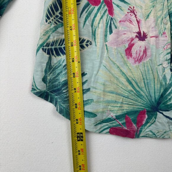 Tommy Bahama LS Knit Tropical Print Shirt - Picture 5 of 7